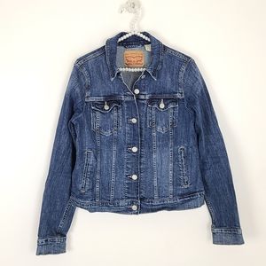 Levis Classic Stretch Denim Trucker Jacket Medium